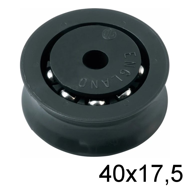 Holt Allen Seilscheibe Acetal Kugel 40 x 17,5 HA 1086