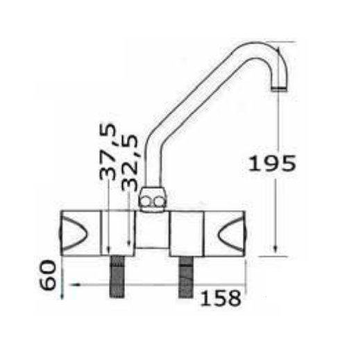 Mischbatterie Typ 2