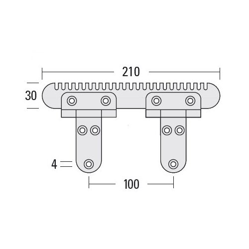 Niro Petersen Pinnenkamm 210mm