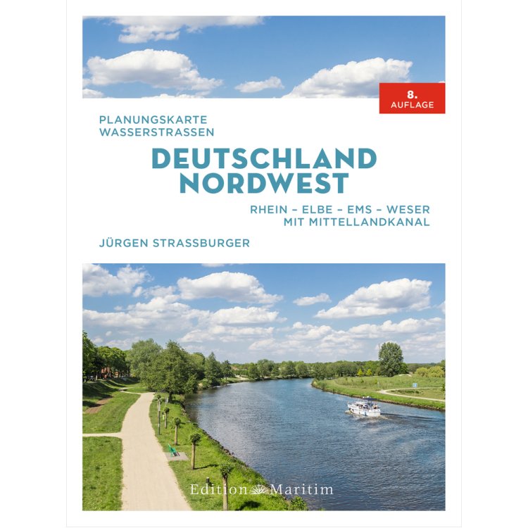Planungskarte Wasserstraßen Deutschland Nordwest / Strassburger
