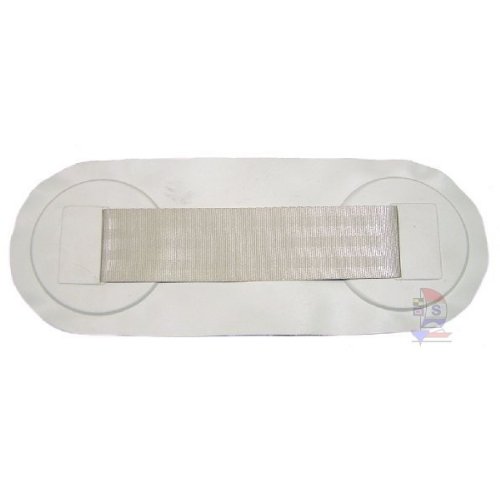 LodeStar Sitzbankhaltegurt Ovalpad Grau