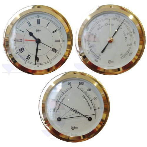 Barigo Star 3er-Set Quarzuhr + Barometer + Comfortmeter