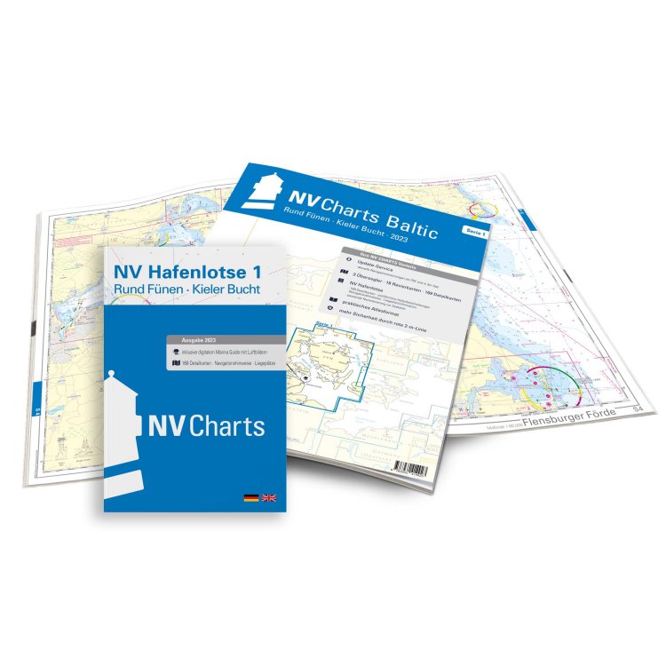 Sportschifffahrtskarten See Serie 1 Atlas (gebunden 30x42cm)