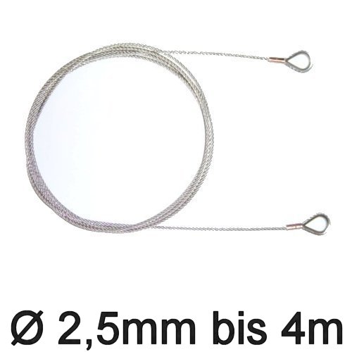 Trapez-Wante mit Kauschen 2,5mm flex 3,10