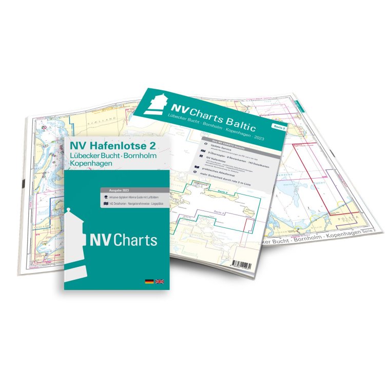 Kartenkoffer Sportbootschifffahrtskarten Kattegat Serie 1-3 & 5 Atlas