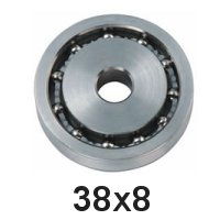 Holt Allen Seilscheibe Edelstahl 38 x 8 HA 4786-8