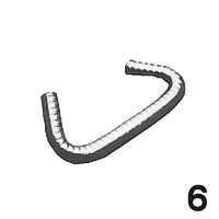 Gummiseilklemme Edelstahl 6mm