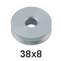 Holt Allen Seilscheibe Aluminium 38 x 8 HA 83