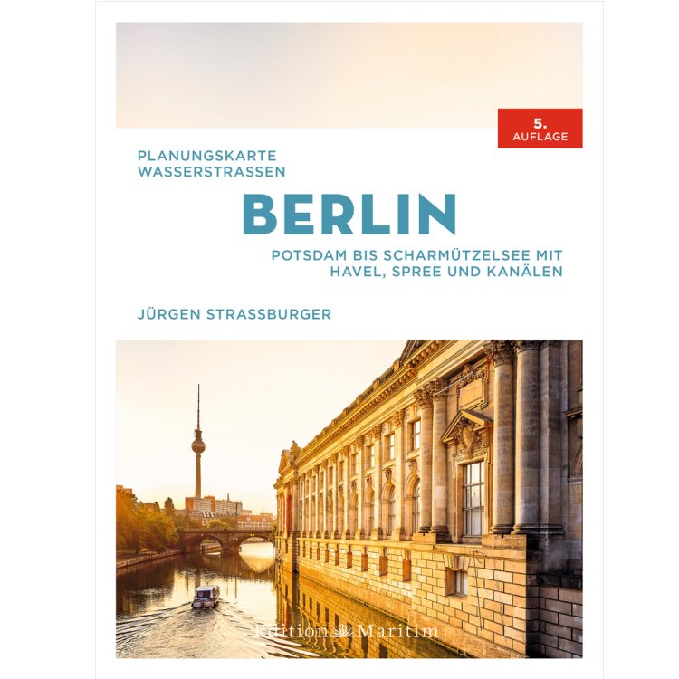 Planungskarte Wasserstraßen Berlin / Strassburger