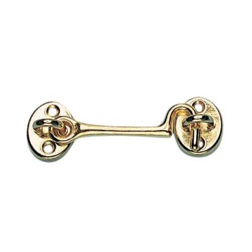 Sturmhaken Türhaken 80 Messing