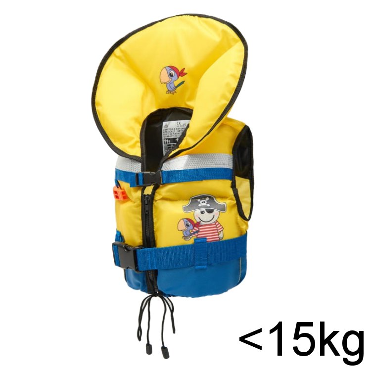 Rettungsweste Pirat bis 15kg