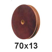 Seilscheibe Tufnol 70 x 13