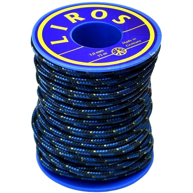 Liros Dyneema® 2000 3mm 15m Spule blau