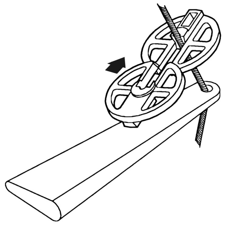1 Paar (2x2-teilig) Rondo - Segelschoner