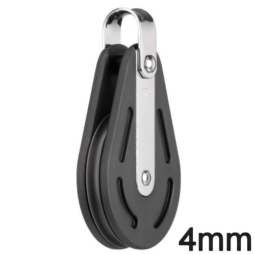 Sprenger Block mit Aluminium-Rolle 4mm Draht