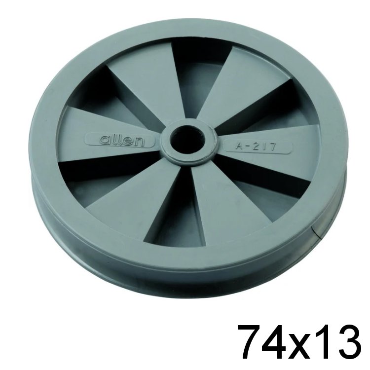 Holt Allen Seilscheibe Acetal 74 x 13 HA 217