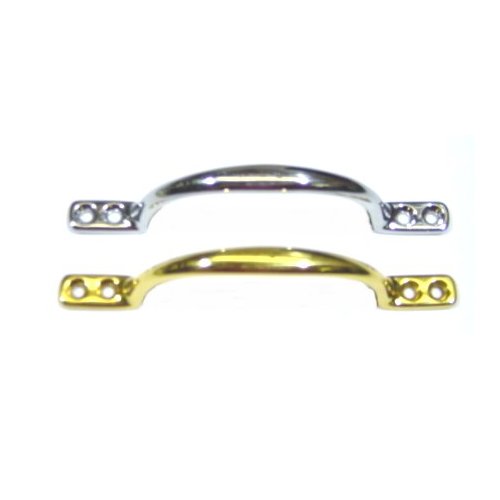 Griff Messing 126 massiv 4-Loch