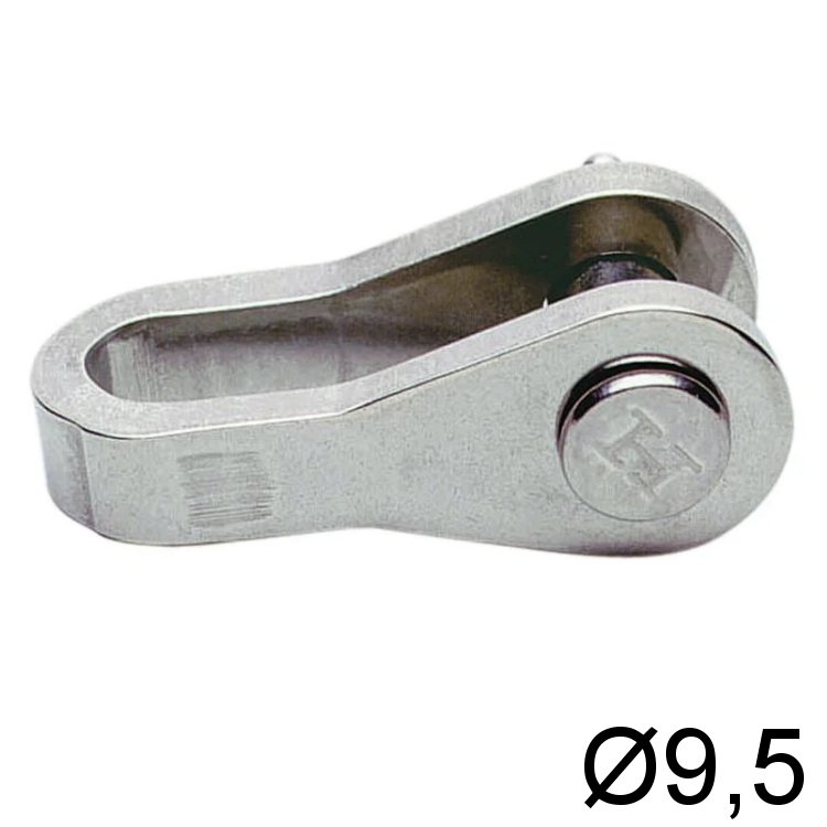 Selden Toggle Auge / Gabel 9,5mm Hasselfors
